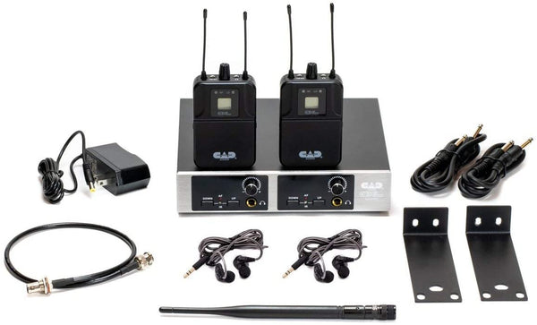 CAD Dual GXLIEM Wireless In Ear Monitor System - GXLIEM2-U