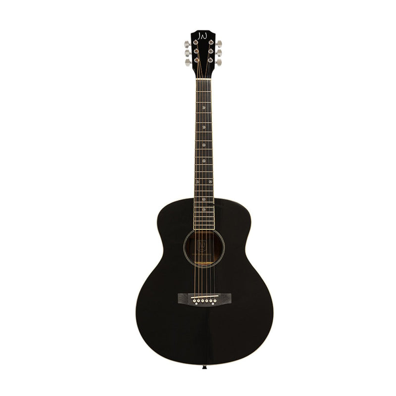 JN Guitars Bessie Series Acoustic Travel Guitar - Black - BES-A MINI BK