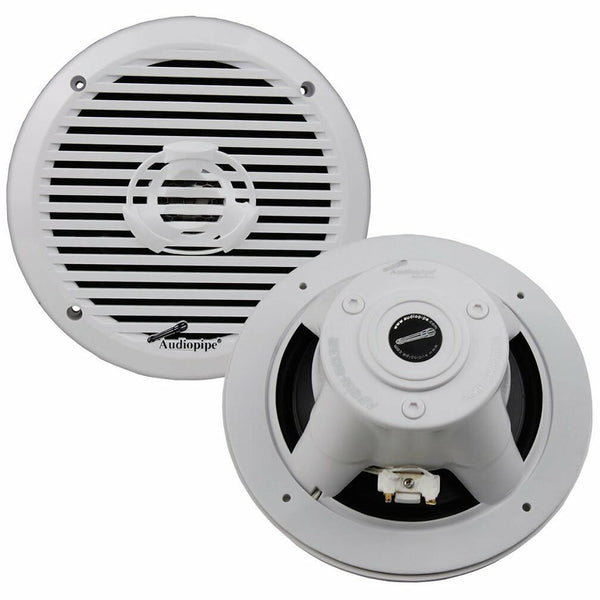 Audiopipe Marine 6.5" 2-Way Speakers - White - APSW-6032 - New Open Box