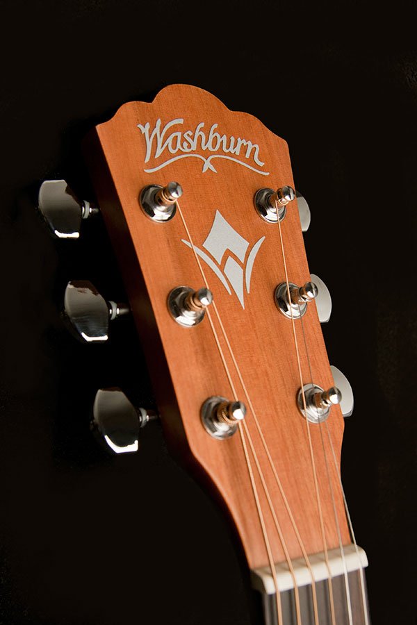 Washburn G7SCE Harvest Grand Auditorium Cutaway Acoustic Guitar - Natural Gloss