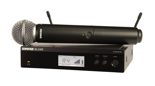 Shure BLX24R/SM58-H9 Wireless Rack-Mount Vocal System w/ SM58 Microphone H9