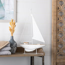 Wood Sailboat Sculpture (Set of 2)