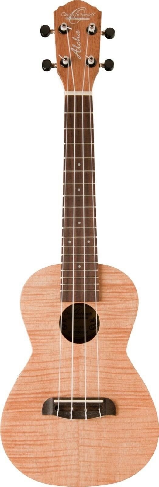 Oscar Schmidt OU2 Tenor Ukulele Flame Mahogany Satin - OU2TF