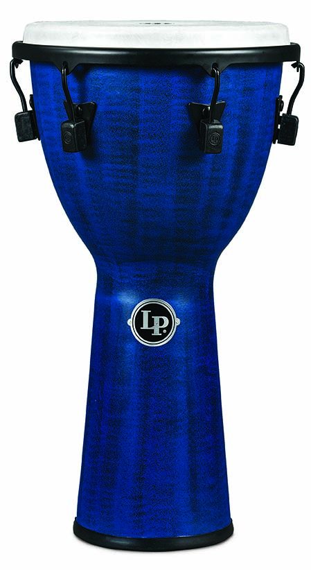 Latin Percussion World Beat FX 12 1/2" Mechanical Djembe - Blue - LP727B