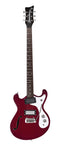Danelectro 66BT Baritone Electric Guitar - Transparent Red - 66BT-TRRED