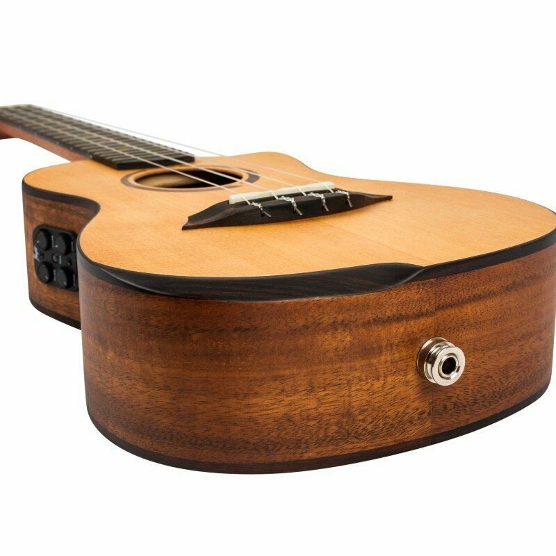 Flight Victoria Soundwave Concert Electric Acoustic Ukulele - Natural New Open Box