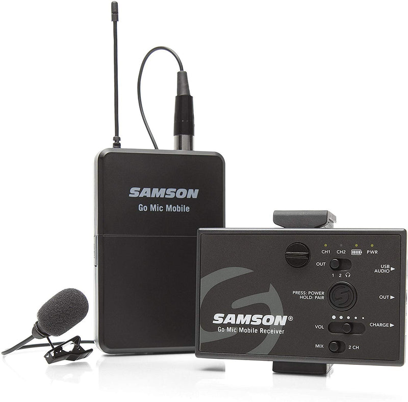 Samson Go Mic Mobile Lavalier Wireless Microphone Bundle - SWGMMSLAV