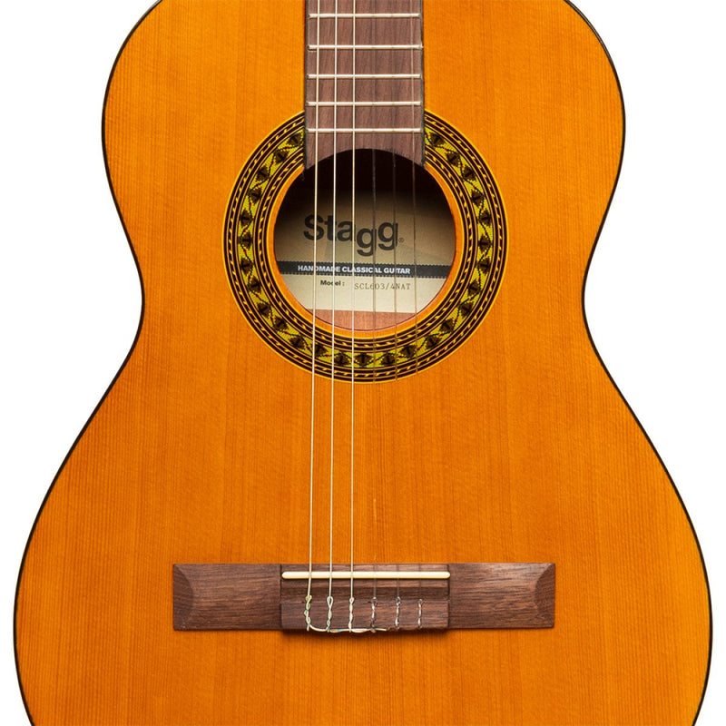 Stagg 3/4 Size Classical Acoustic Guitar - Natural - SCL60 3/4-NAT