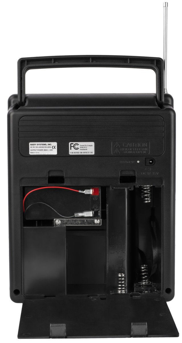 Nady Wireless Portable Compact PA Full-Range Speaker System - WA-120BT HM