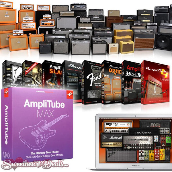 IK Multimedia AmpliTube Max - Guitar Amplifier Software Bundle - Download