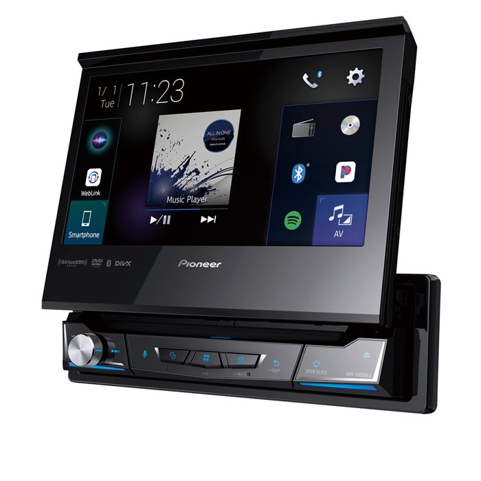 Pioneer 6.8" Multimedia DVD Player w/ Apple CarPlay, Android Auto, Amazon Alexa