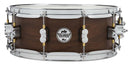 PDP Limited Edition 5.5x14 Maple/Walnut Snare Drum - Natural Satin PDSN5514MWNS