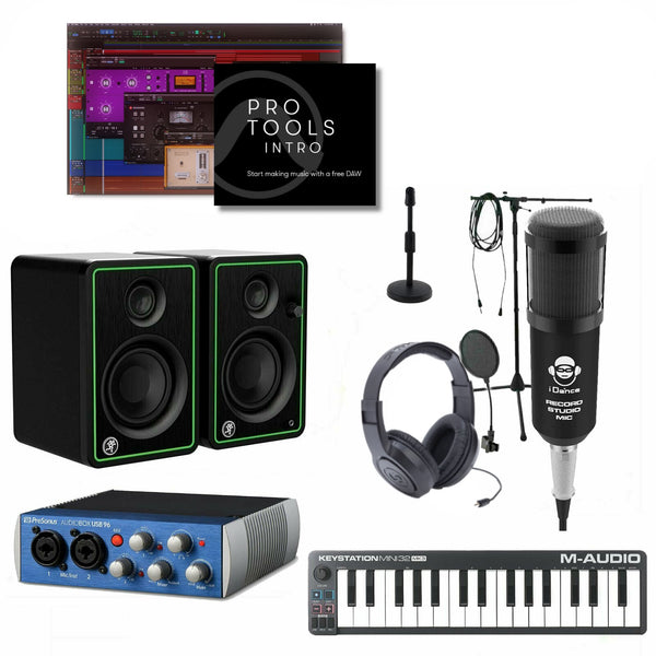 Profissional p/ Home Studio, Kit Studio Bundle Mackie - Interface