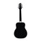 Stagg 1/2 Size Dreadnought Acoustic Guitar - Black - SA20D 1/2 BK