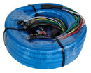 Deejay LED 52-Foot Multi-Amp Accessory Cable 10 RCA Shielded Cables - Blue