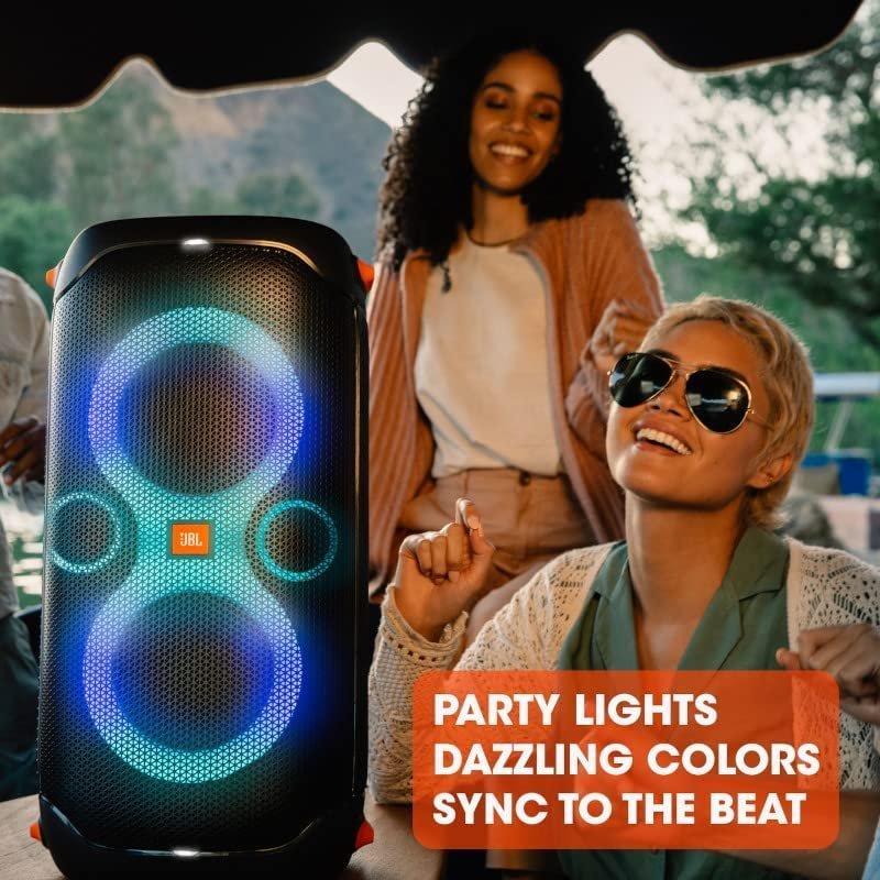 JBL PartyBox 110 Powerful Portable Party Speaker w/ Built-in Lights & Deep Bass