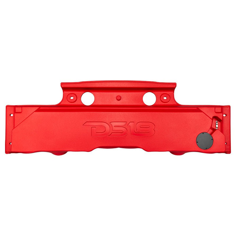 DS18 JK-SBARRED Jeep Soundbar Enclosure for Off-Road - Red